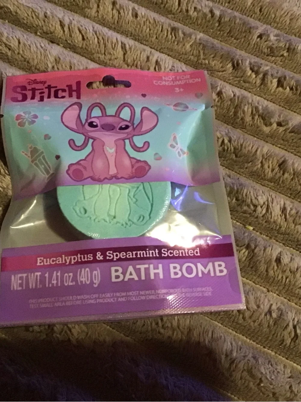 Disney Stitch Pink and Blue Citrus Bath Time Crumbs Pack